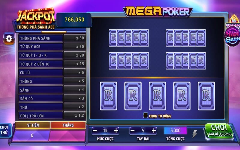 Đồ họa sòng bài Casino sắc nét