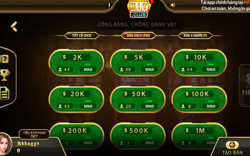 Tiến Lên Miền Nam Hitclub