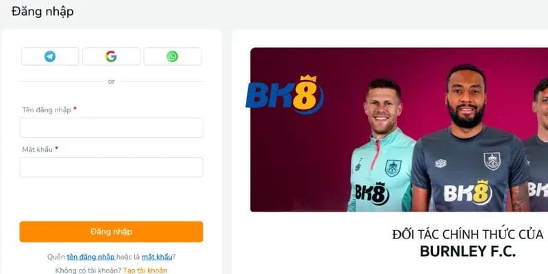 Hướng dẫn lấy lại mật khẩu tại nhà cái BK8 khi quên