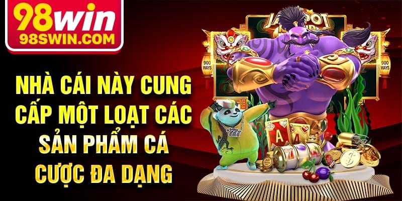 Nhà cái này cung cấp một loạt các sản phẩm cá cược đa dạng
