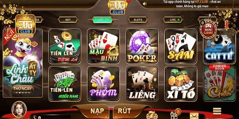 Kho game HitClub đa dạng – Không gian giải trí bất tận