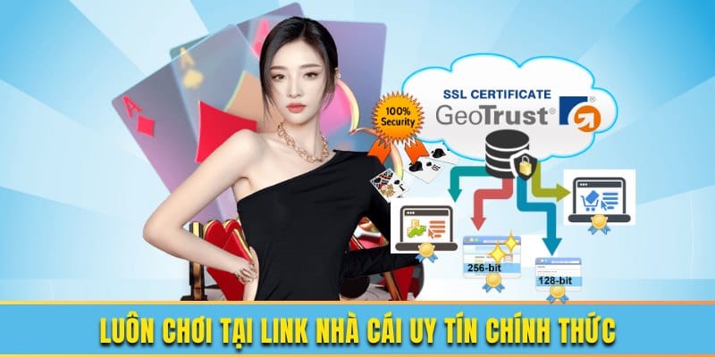 Truy cập vào đúng trang web chính thức