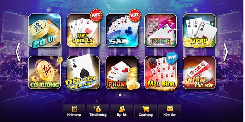 Những trò chơi đáng chú ý có tại sảnh game bài WIN79