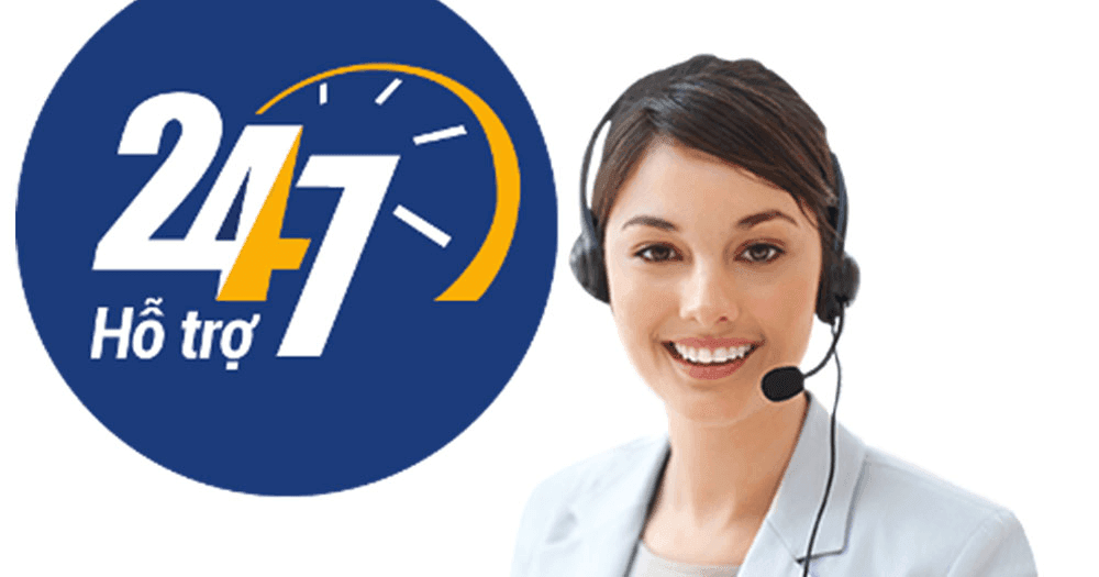 Hỗ trợ khách hàng 24/7