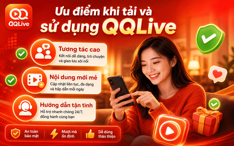 Ưu điểm khi tải và sử dụng QQLive