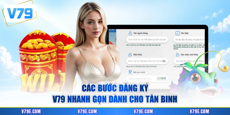 Đăng ký V79 được thực hiện qua ba bước