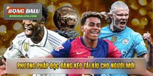 Phương pháp đọc bảng Kèo Tài Xỉu mẹo bắt trận cho người mới